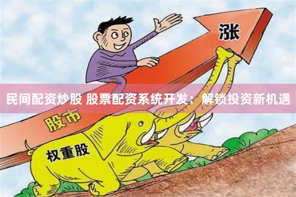 民间配资炒股 股票配资系统开发：解锁投资新机遇