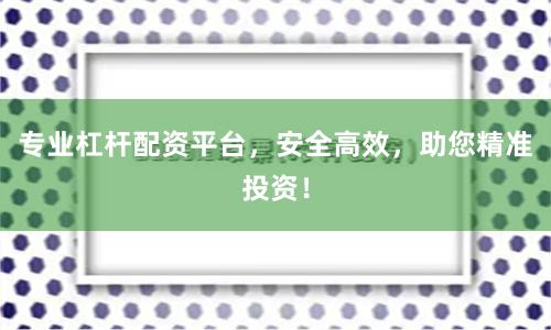 专业杠杆配资平台，安全高效，助您精准投资！